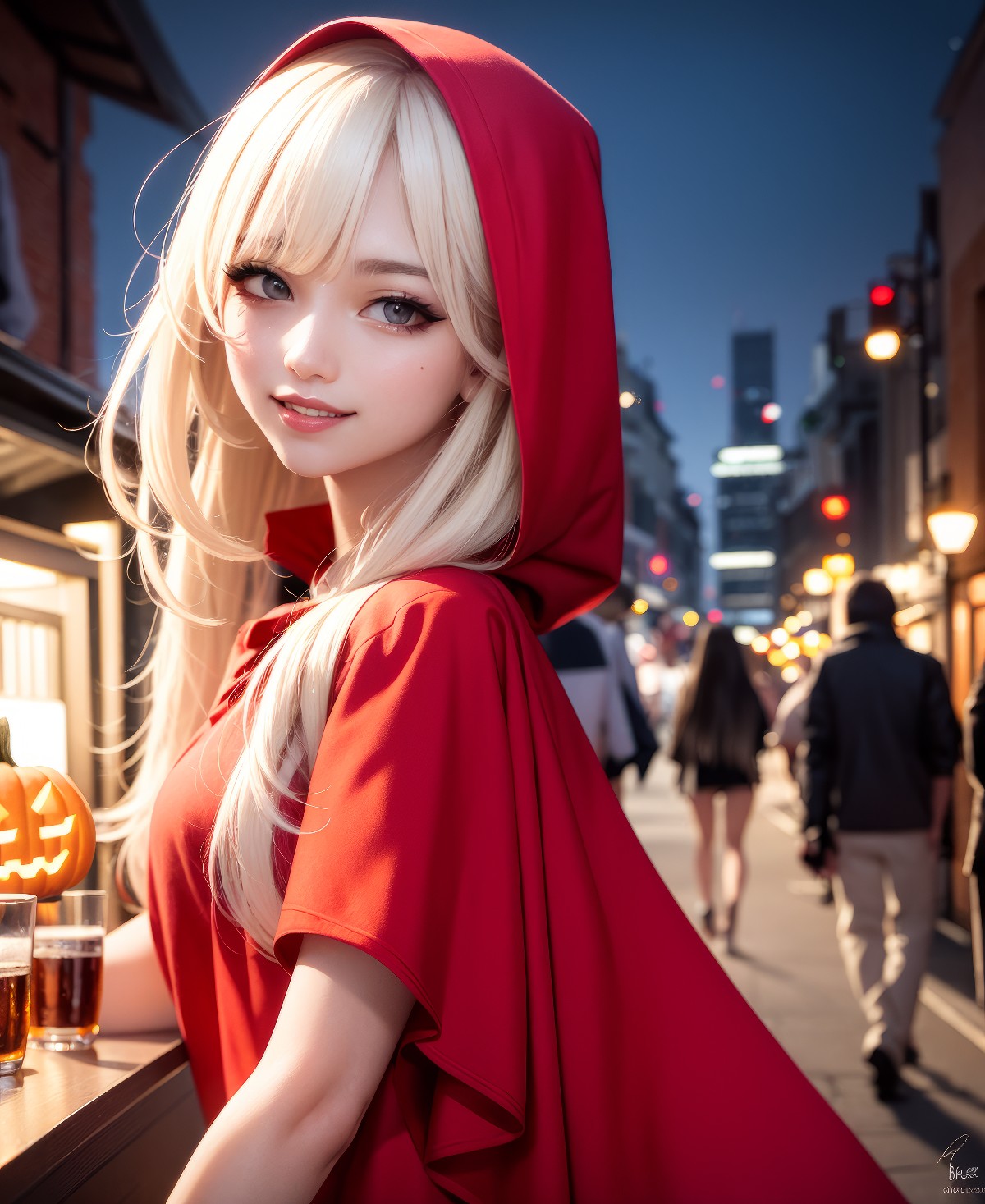 都市中的小红帽少女